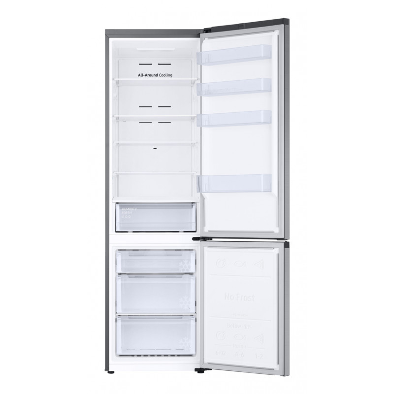 Samsung RL38C600CSA/EG Combinado de frigorífico e congelador independente, 203 cm de altura, classe de eficiência energética C, prateado