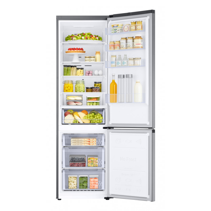 Samsung RL38C600CSA/EG Combinado de frigorífico e congelador independente, 203 cm de altura, classe de eficiência energética C, prateado