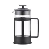 ASI COLLECTION Prensa de café GULFI M 600ml French Press, vidro borossilicato, preto/prateado