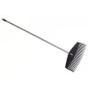 SAUBER Ancinho para folhas com cabo preto 50cm