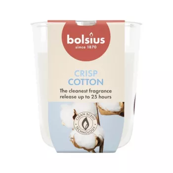 BOLSIUS Vela perfumada True Scents Fresh Cotton em vidro Ø80x73mm