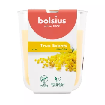 BOLSIUS Vela perfumada True Scents Mimosa em vidro Ø80x73mm