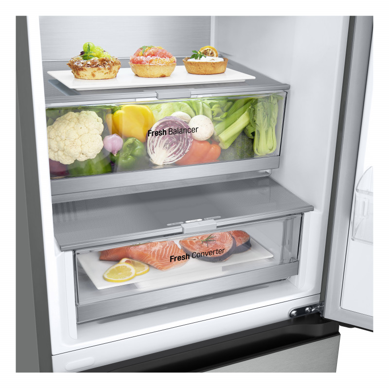 LG GBV7280AMB Series 7 combinado frigorífico-congelador, altura 203 cm, classe energética A, prateado