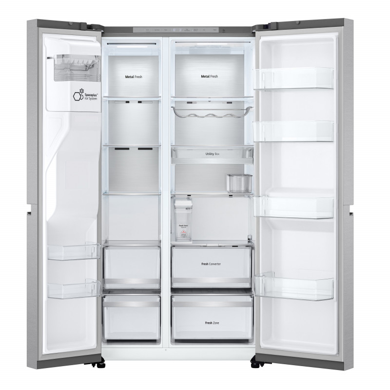 LG GSLE91MBAB L-Series frigorífico side-by-side (americano), altura 179 cm, classe energética B, dispensador de gelo picado/cubos de gelo/água