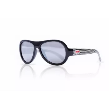 SHADEZ Rapid Racer Óculos de sol de criança pretos, 3-7 anos