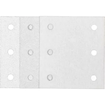 Conjunto de lixas Makita 192352-4, 10 peças, grãos P60/P100/P150, 102 x 114 mm, velcro, para multiferramentas