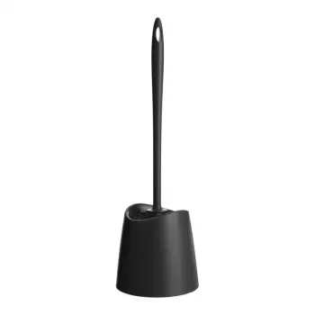 Conjunto de escova de sanita e suporte TATAY WC-Standard, preto
