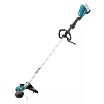 Roçadora a bateria Makita DUR368LZX3 36V (2x18V) sem escovas, largura de corte 350mm, punho de bicicleta, haste dividida, apenas ferramenta