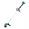 Roçadora a bateria Makita DUR368LZX3 36V (2x18V) sem escovas, largura de corte 350mm, punho de bicicleta, haste dividida, apenas ferramenta