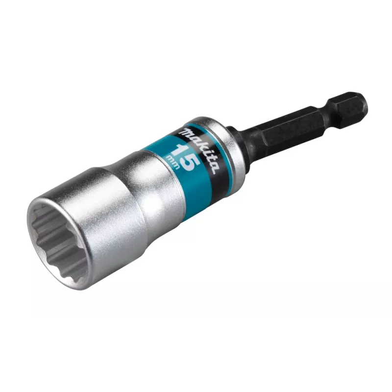 Chave de caixa de torção Makita E-03501 15 mm, encaixe sextavado 1/4 polegadas, 6 lados