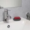 Saboneteira TATAY Soft cerâmica, cinzento antracite