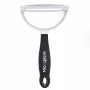 Descascador Microplane Peeler XL com lâmina de aço inoxidável cirúrgico, cabo ergonómico soft-touch, removedor de olhos de batata integrado, preto