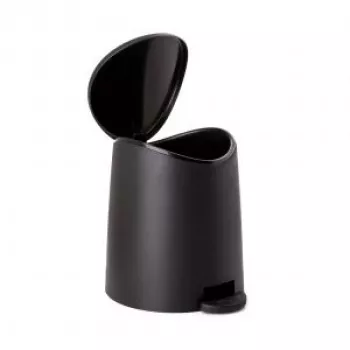Balde de pedal de casa de banho TATAY 3L Standard preto