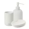 Porta-escovas de dentes TATAY Soft Ceramic, branco