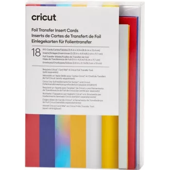 Conjunto de cartões Cricut Insert Cards Foil Celebration R10 vermelho, azul (2009476)