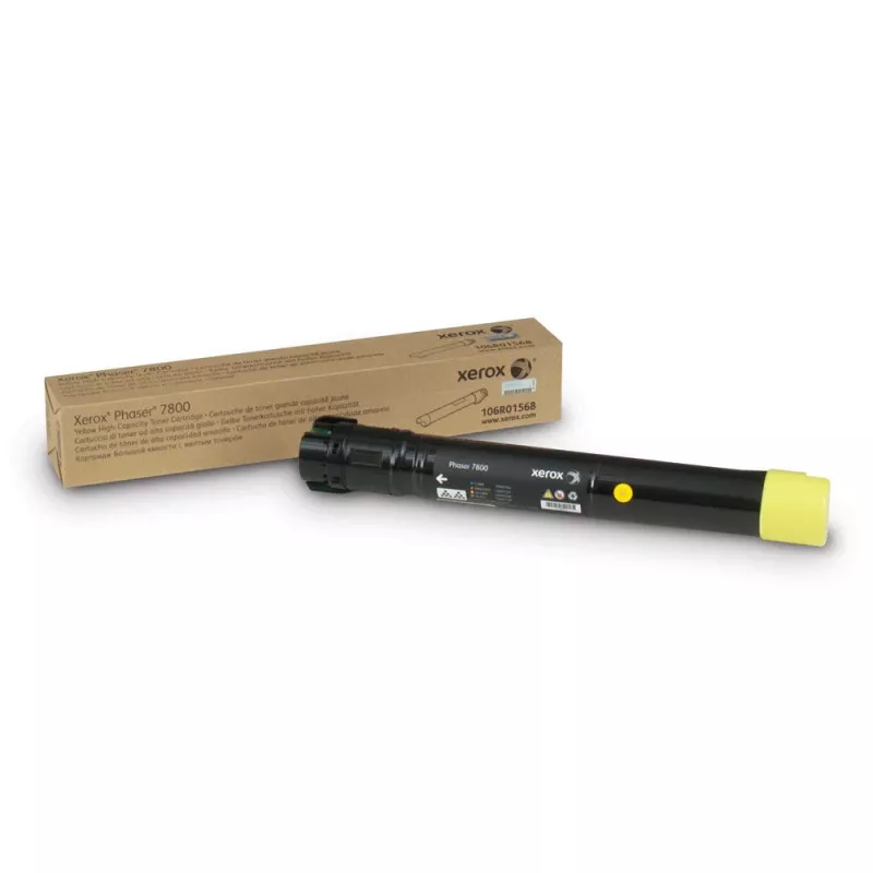 Cartucho de toner amarelo de alta capacidade Xerox Phaser 7800 106R01568 (17.200 páginas)