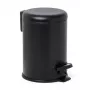 Contentor de resíduos com pedal TATAY 3L Nordic aço inoxidável/preto