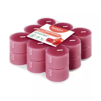 BOLSIUS True Scents velas de chá com aroma de romã 18 unid.