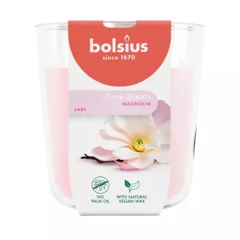 BOLSIUS True Scents vela perfumada em vidro - magnólia, Ø97x85 mm
