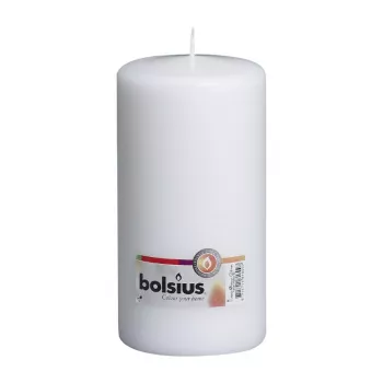BOLSIUS Vela cilindro Ø200x98mm branca