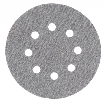 Makita D-65838 Disco de lixa 125mm P80 grão pack de 10 fixação de velcro 8 furos