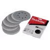 Makita D-65838 Disco de lixa 125mm P80 grão pack de 10 fixação de velcro 8 furos