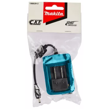 Makita CXT 12V max Adaptador de bateria Li-Ion com saída de ficha oca DC (5,5 x 2,1 mm), 2,2A