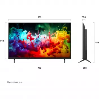 LG 43QNED7EB3C 43 polegadas QNED 4K UHD Smart TV com webOS 24 e processador AI