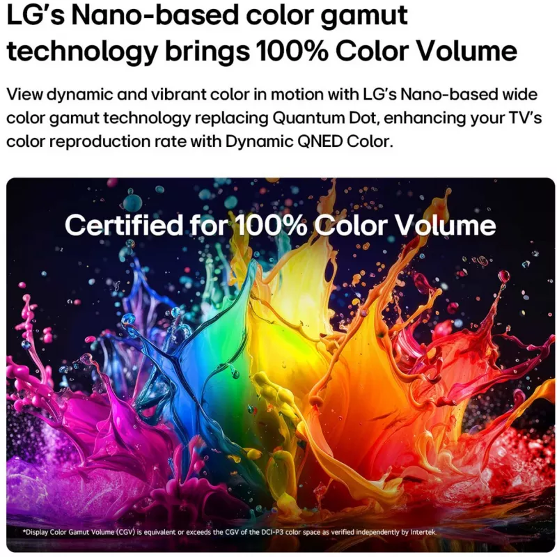 LG 43QNED7EB3C 43 polegadas QNED 4K UHD Smart TV com webOS 24 e processador AI