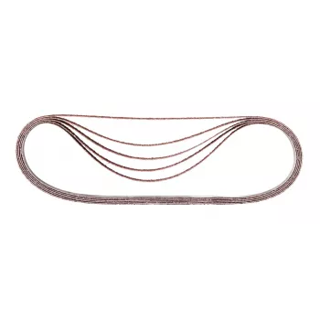 Makita P-43321 Conjunto de lixas de cinta, grão 40, 533 mm x 13 mm, 5 unid.