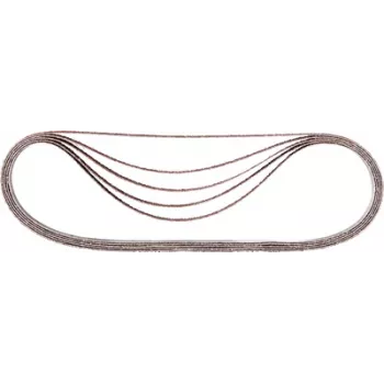 Makita P-43343 Conjunto de lixas de cinta, grão 80, 533 mm x 13 mm, 5 unid.