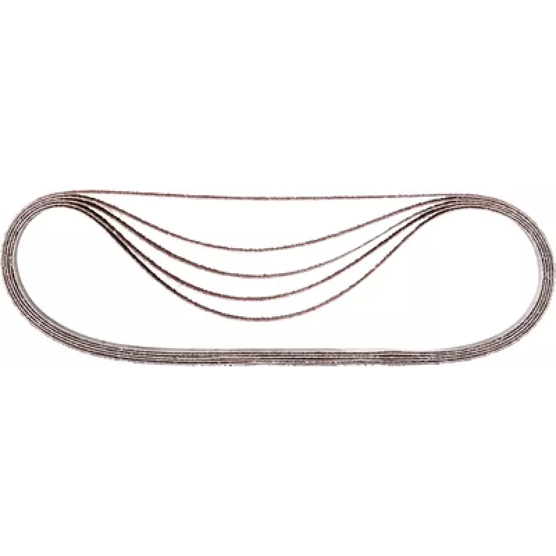 Makita P-43343 Conjunto de lixas de cinta, grão 80, 533 mm x 13 mm, 5 unid.