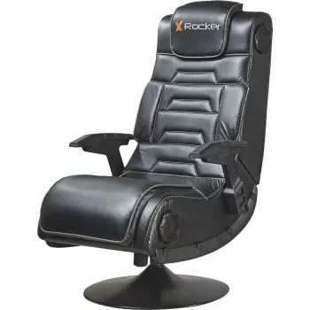 X Rocker Pro 4.1 cadeira gaming de pedestal com som surround 2.1, vibração, Bluetooth - preta