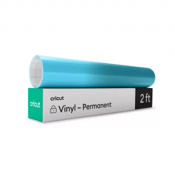 Vinil permanente ativado a frio Cricut 30,5x61cm Azul-Turquesa (2009588)