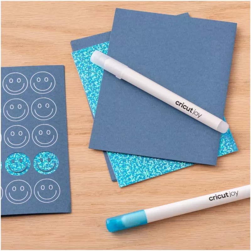 Conjunto de canetas de gel Cricut Joy 1,0 mm, Branco, Azul, Amarelo (3 canetas) 2009381