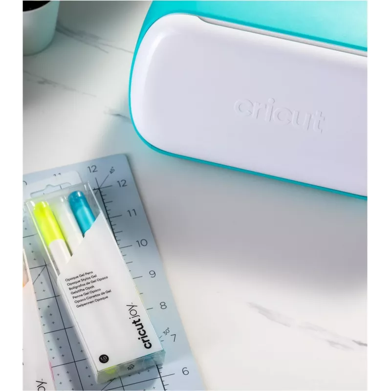 Conjunto de canetas de gel Cricut Joy 1,0 mm, Branco, Azul, Amarelo (3 canetas) 2009381