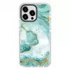 Evelatus Apple iPhone 15 Capa PC+TPU com MagSafe – mármore azul