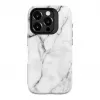 Evelatus Armor Capa para Apple iPhone 15 – híbrida TPU+PC, impressão personalizada mármore branco