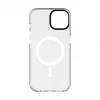 Evelatus iPhone 15 Plus Capa transparente MagSafe com padrão floral