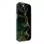 Evelatus Apple iPhone 15 Capa PC mármore verde-escuro