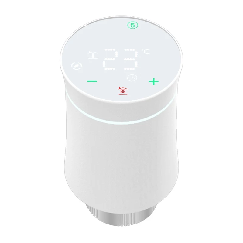 MOES TRV BY100 cabeça termostática ZigBee com toque