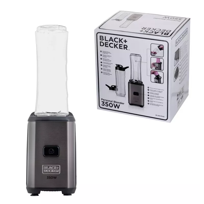 BLACK & DECKER Sportmixer BXJBA350E 350W cinzento