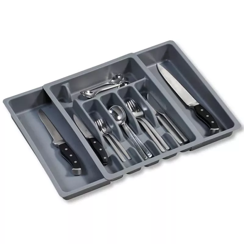 KESPER Porta-talheres, cinzento