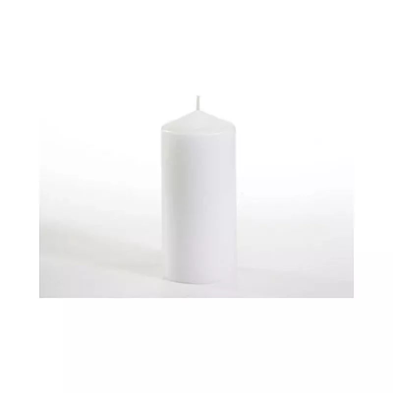 PAPSTAR vela cilíndrica 13 cm branca