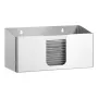 Dispensador de toalhas de papel Bartscher ILZF20, prateado, aço cromado niquelado escovado, montagem na parede, com fecho 850057