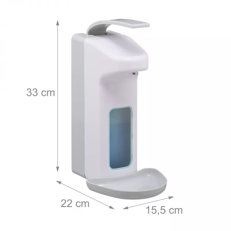 Dispensador de sabão manual RELAXDAYS 1,0 L branco