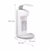 Dispensador de sabão manual RELAXDAYS com base de escoamento 0,5L branco
