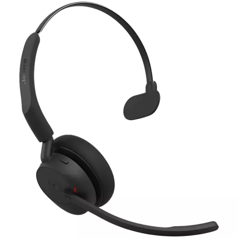 Headset Jabra Evolve3 45 Mono Link 390a USB-A com certificação Microsoft Teams