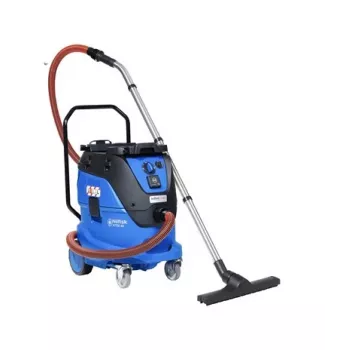 Aspirador de líquidos e pós Nilfisk ATTIX 44-2L, 42 L, 1200 W, Push&Clean, preto/azul