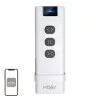 Interruptor de cena sem fios MOES YK2169 ZigBee 3.0, 4 vias, 12 cenas, a pilhas, Branco